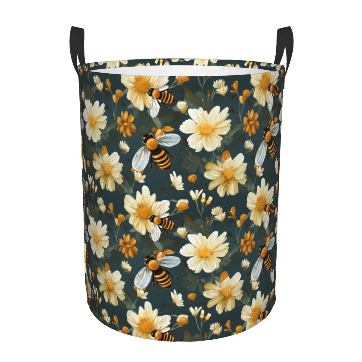 Baby Nursery Laundry Hamper - Wasmand met honingraat- en bijenpatroon Opvouwbare