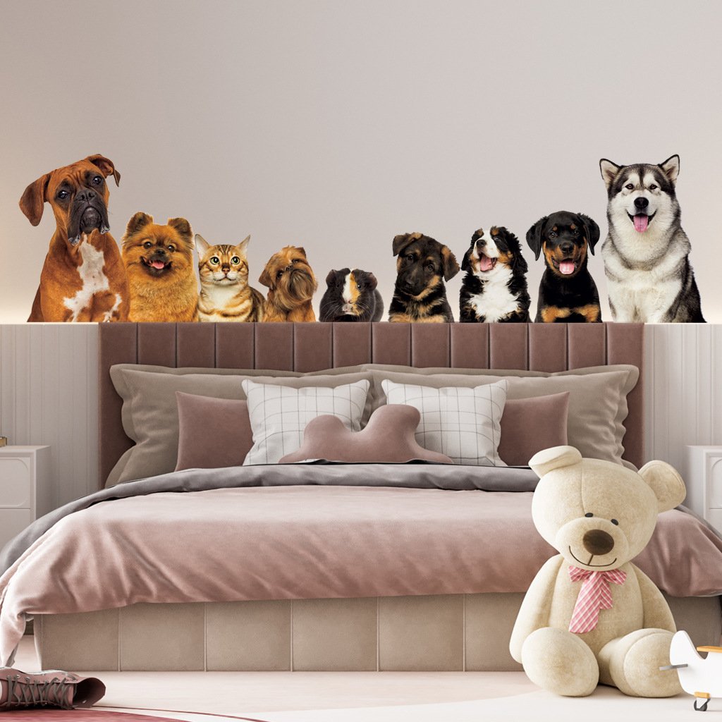Baby Nursery Decals - C30 #9 Schattige Katten En Honden