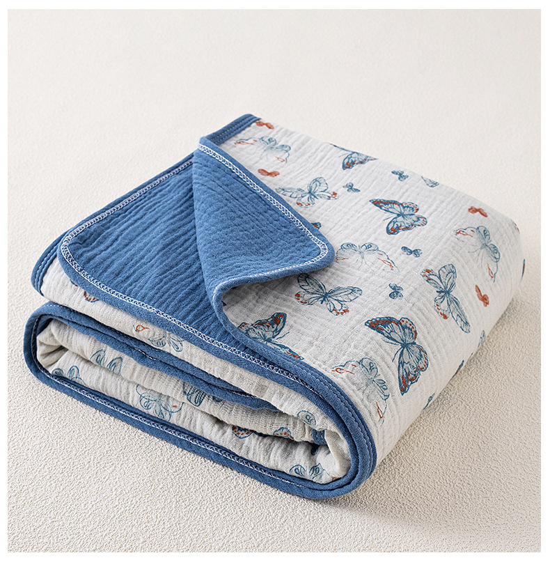 Baby Nursery Boy - Mousseline Baby Inbakerdoeken Pasgeboren Zomer Kinderdekentje