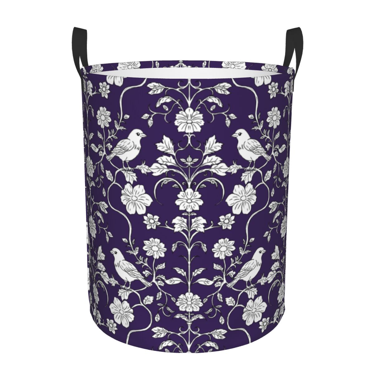 Baby Nursery Laundry Hamper - Vogels en bloemen patroon wasmand opvouwbare