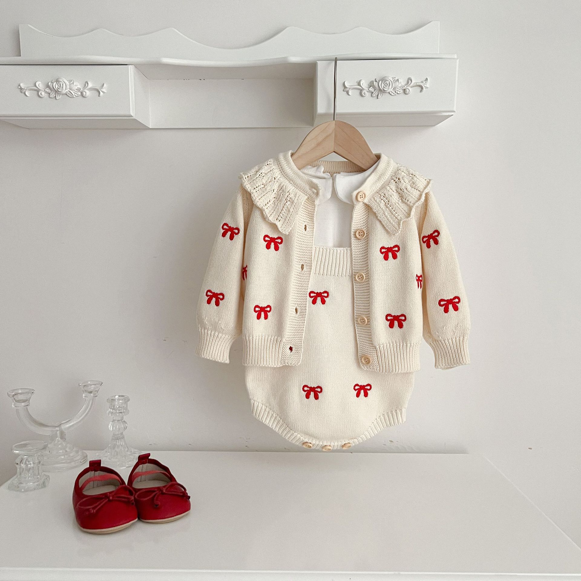 Baby Nursery Embroidery - Herfst Winter Pasgeboren Baby Baby Meisjes