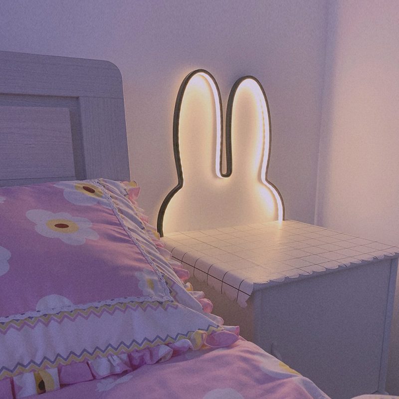 Baby Nursery Egg Light - Leuke Led Konijn Wandlampen USB Aangedreven