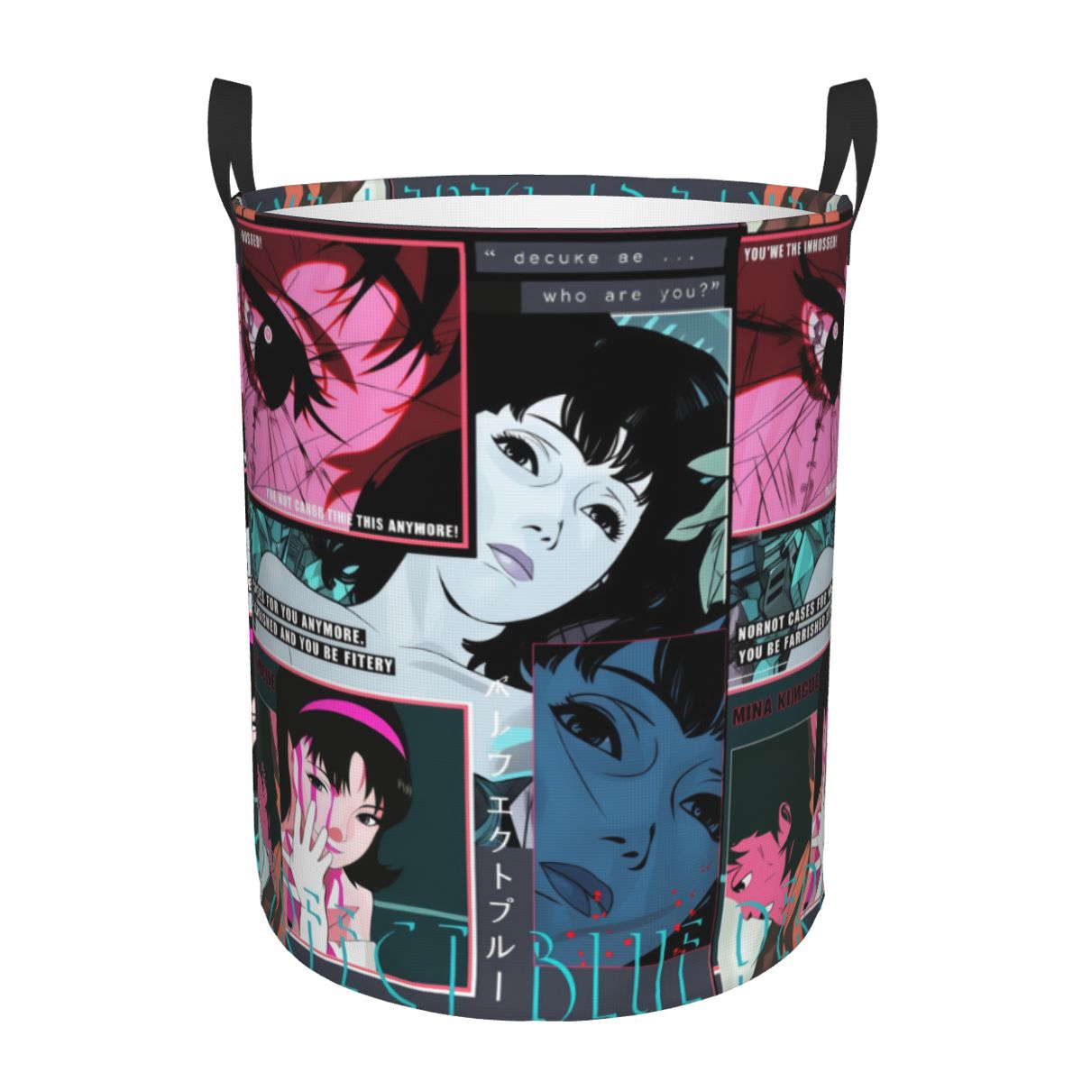 Baby Nursery Laundry Hamper - Japanse anima-thrillerfilm P-Perfect Blue wasmand opvouwbare