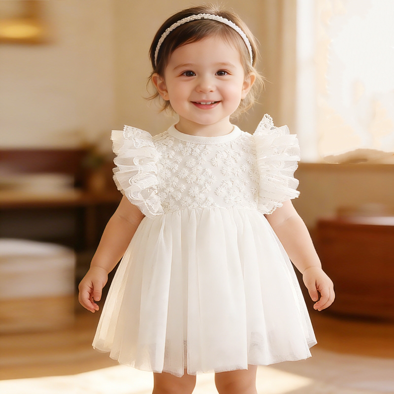 Ruches Kant Pasgeboren Baby Gi - Baby Nursery Embroidery recensie en prijs