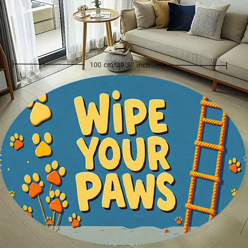 Rond Paw Print kinderkamerklee - Baby Nursery Animal Theme recensie en prijs