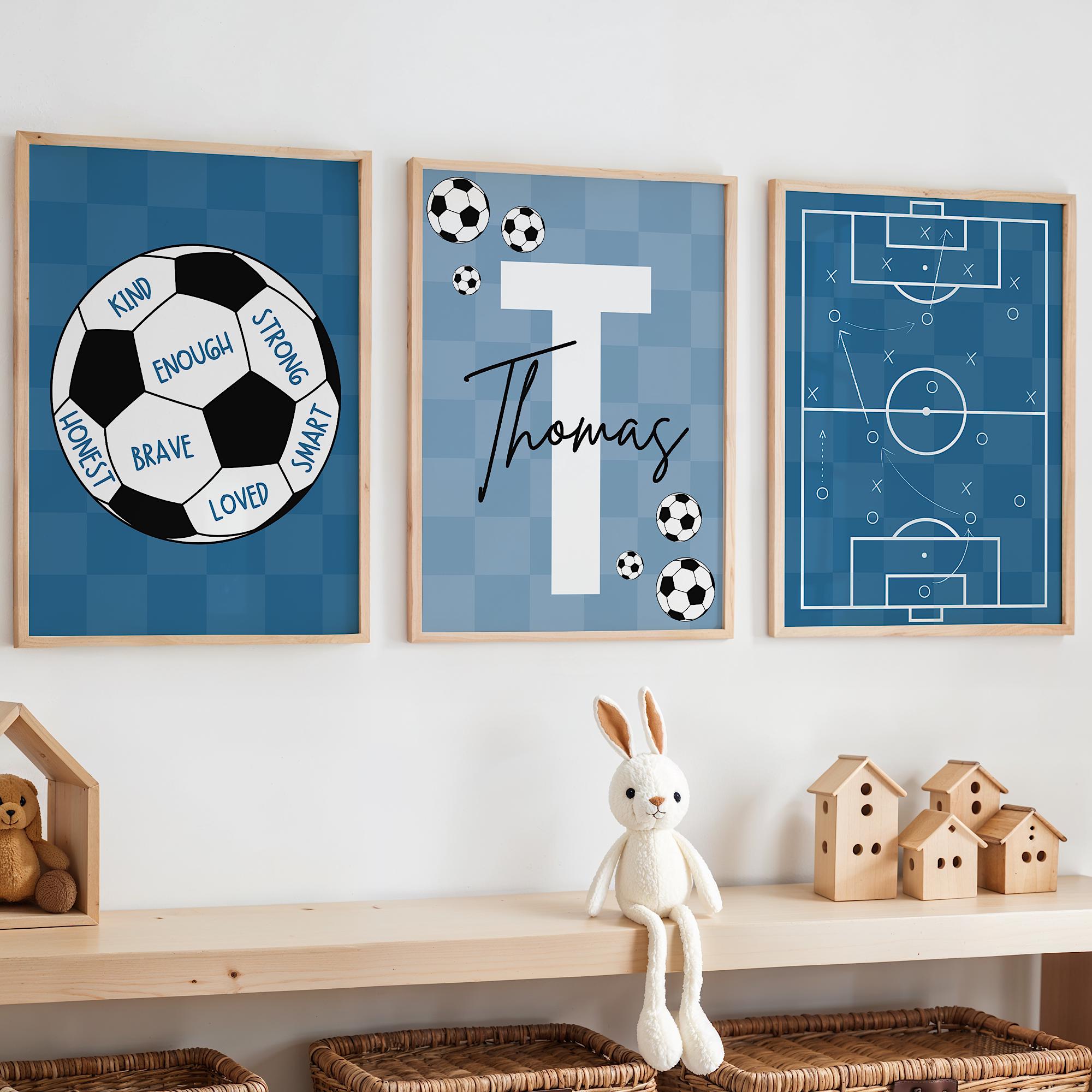 Aangepaste voetbal muur kunst  - Baby Nursery Wall Art recensie en prijs