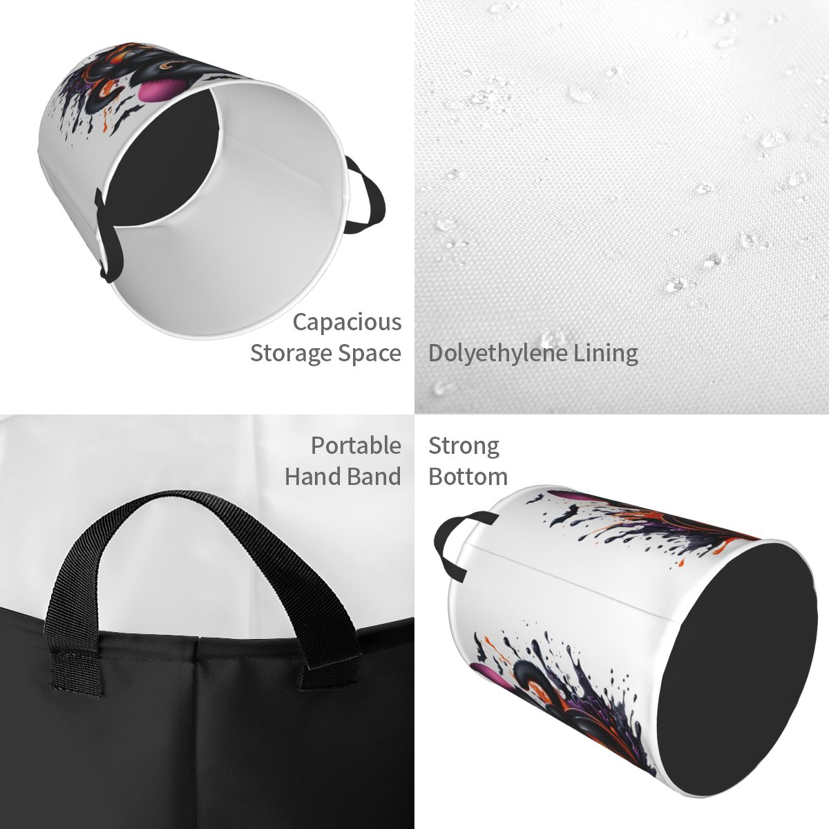Halloween Zwarte Kat Pompoenen - Baby Nursery Laundry Hamper recensie en prijs