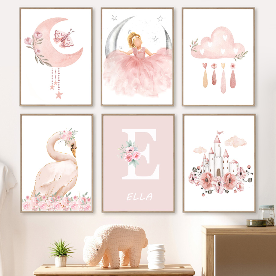 Roze Engel Meisje Zon Maan Wol - Animals Baby Nursery recensie en prijs