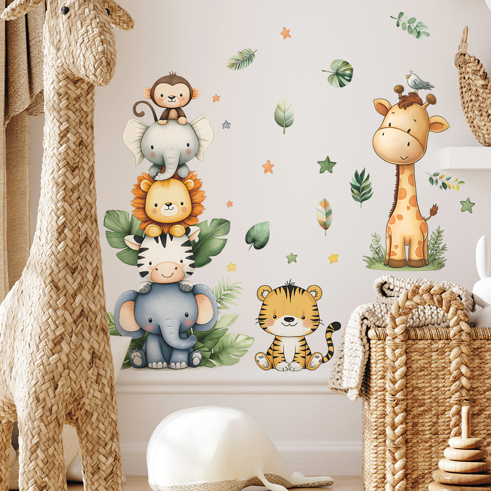 Boho bosdieren muurstickers vo - Baby Nursery Boy recensie en prijs