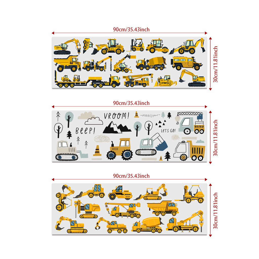 Cartoon graafmachine techniek  - Baby Nursery Decals recensie en prijs
