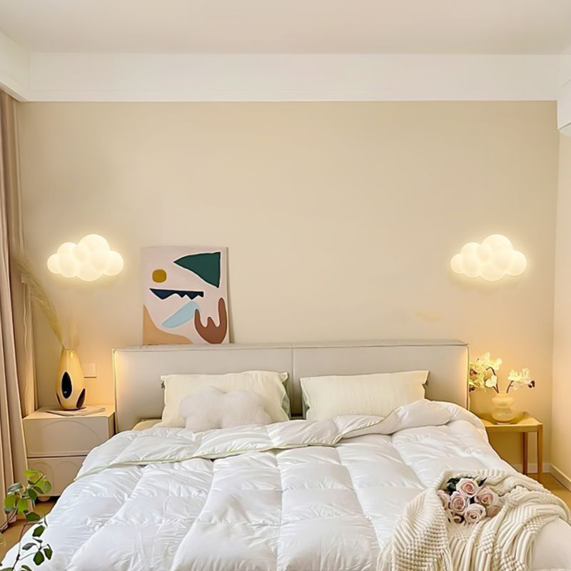 Witte Wolk Wandlampen Voor Kin - Baby Nursery Egg Light recensie en prijs
