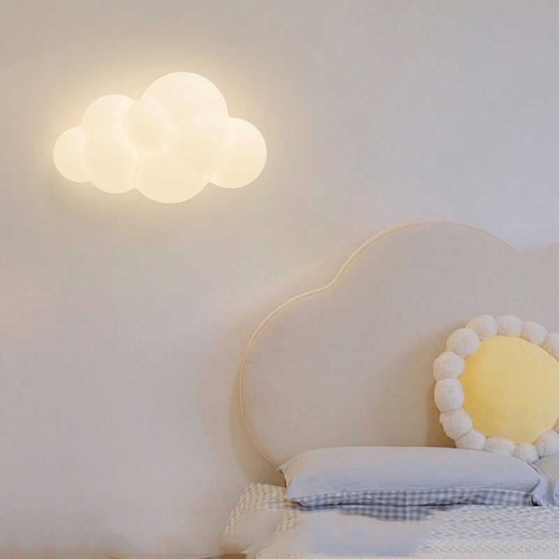 Witte Wolk Wandlampen Voor Kin - Baby Nursery Egg Light recensie en prijs