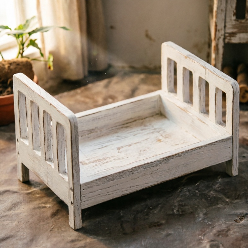 Baby poseerbank Retro houten b - Baby Nursery Boy recensie en prijs