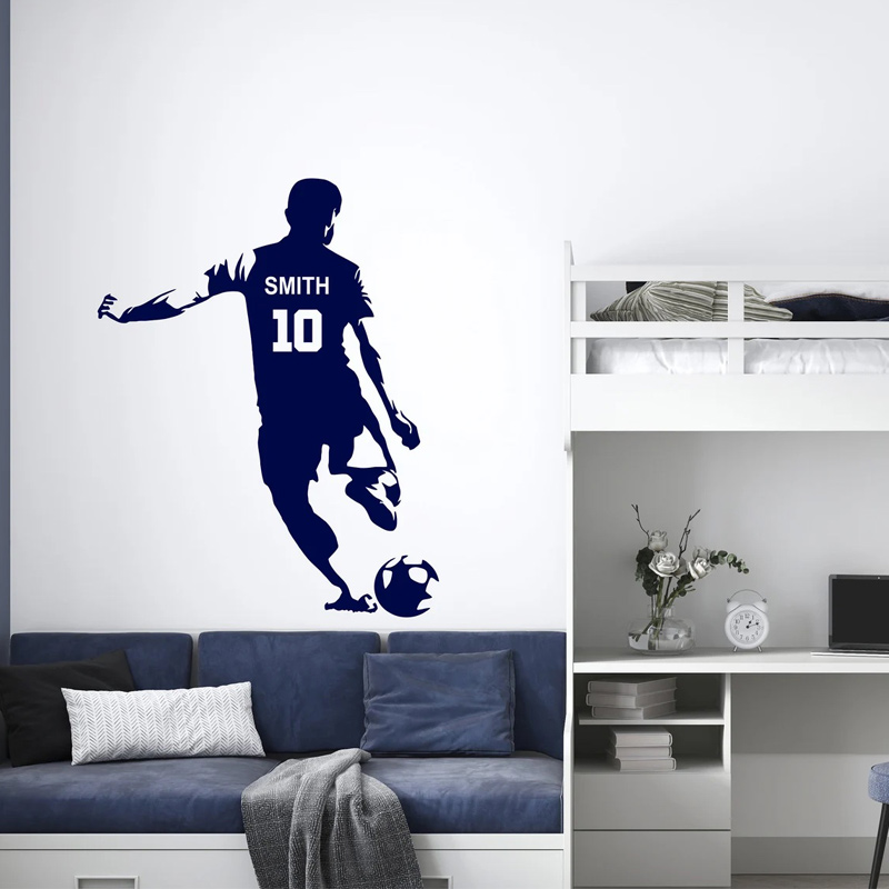 Gepersonaliseerde voetbalspele - Baby Nursery Decals recensie en prijs