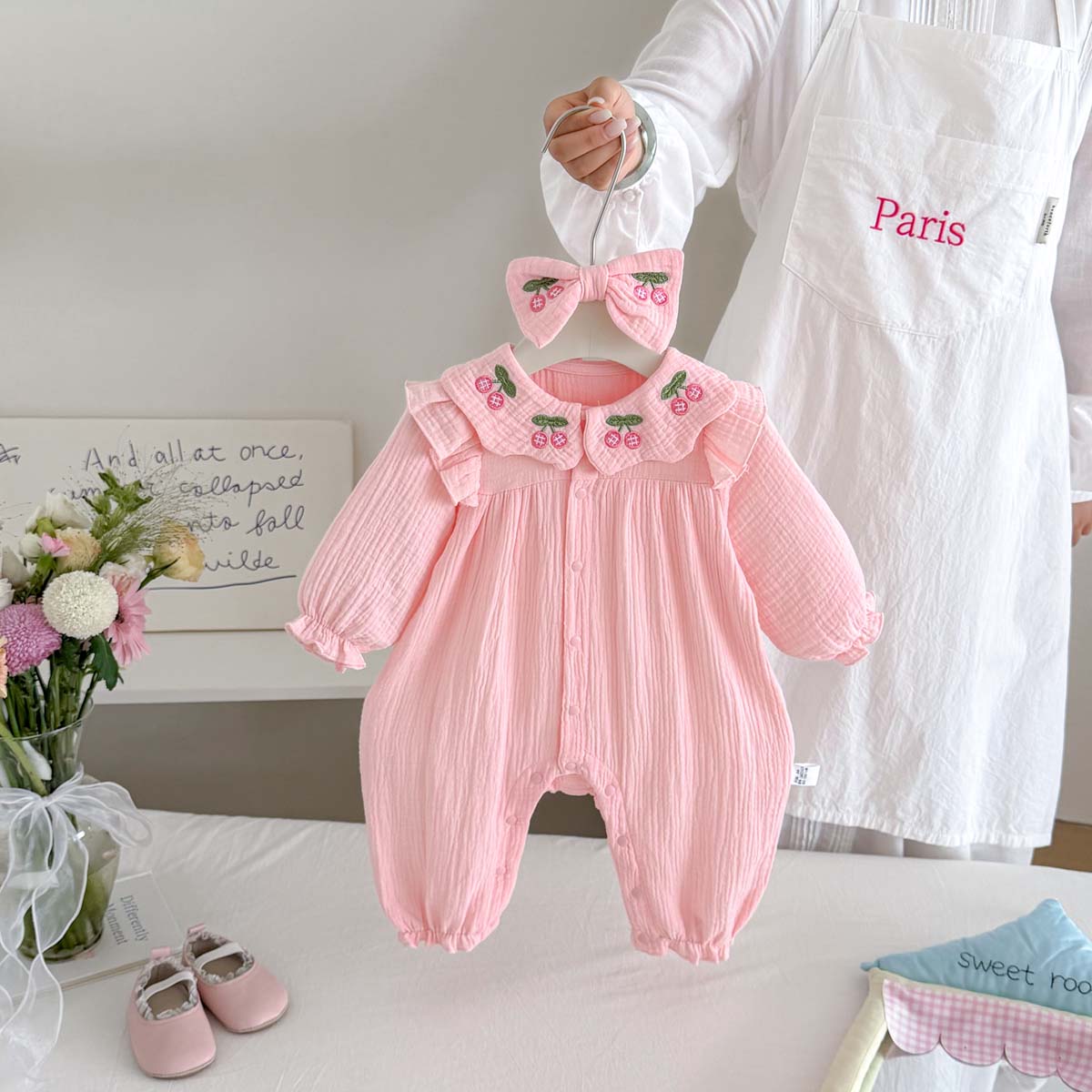 Pasgeboren babymeisjes lente h - Baby Nursery Embroidery recensie en prijs