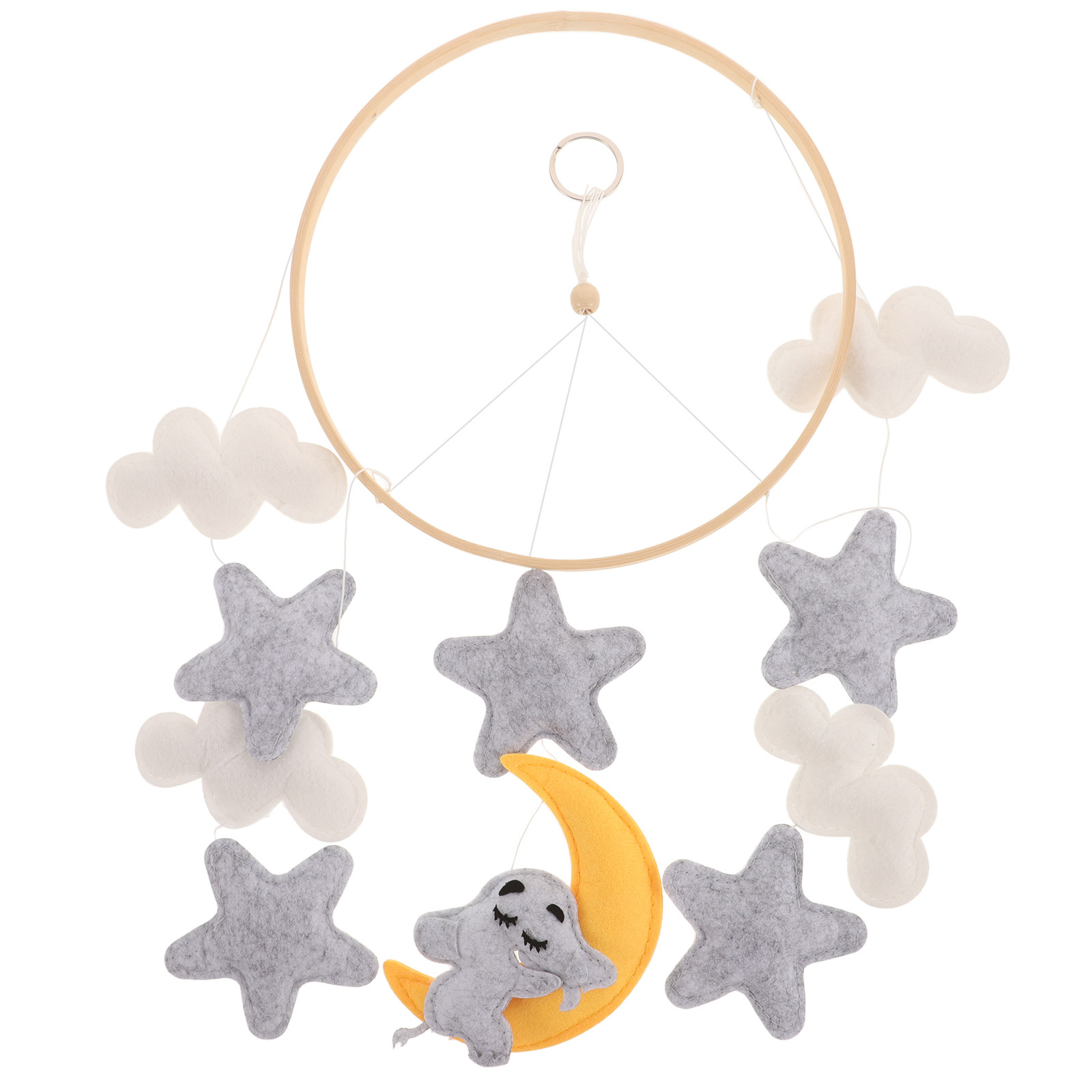 Vilten dierenwiegmobiel met ol - Animals Baby Nursery recensie en prijs