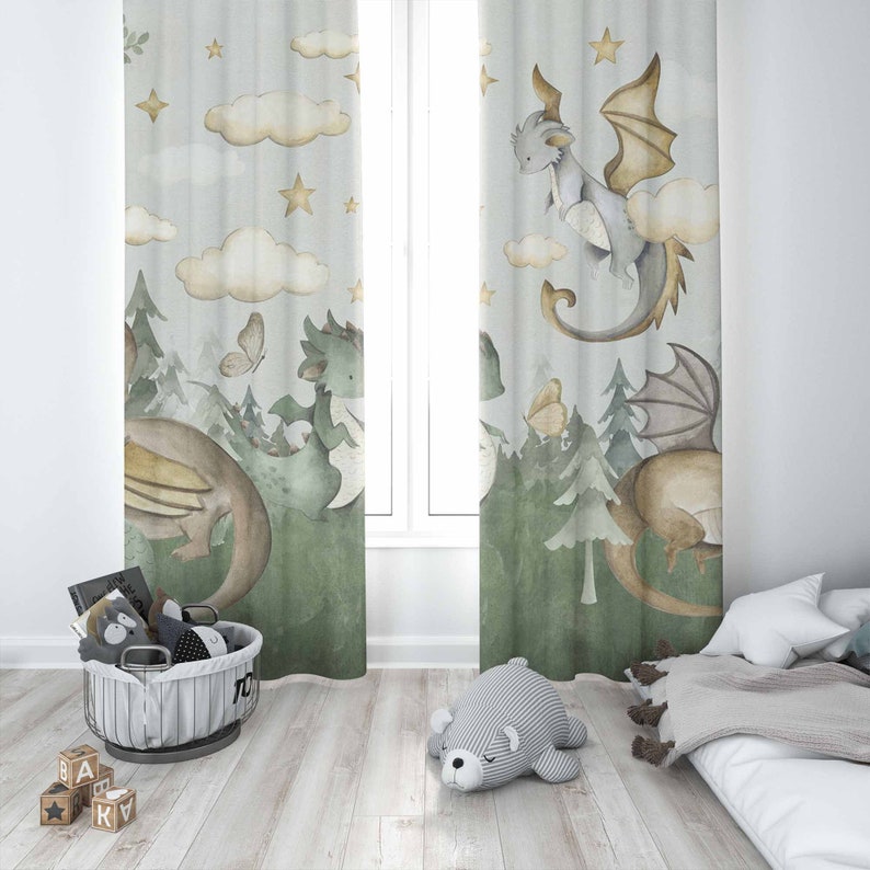Kleine Draak Kinderkamer Gordi - Baby Nursery Blackout Curtains recensie en prijs