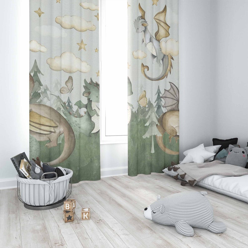 Kleine Draak Kinderkamer Gordi - Baby Nursery Blackout Curtains recensie en prijs