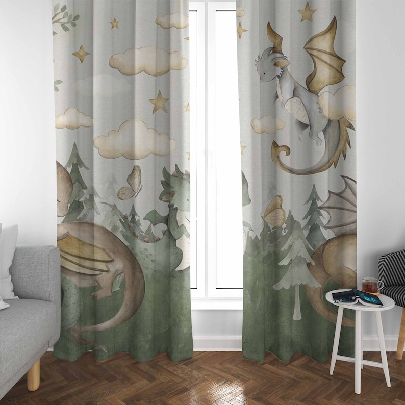 Kleine Draak Kinderkamer Gordi - Baby Nursery Blackout Curtains recensie en prijs