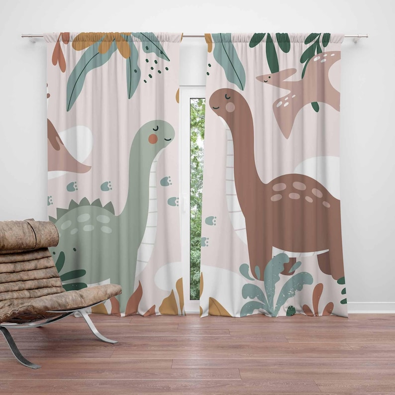 Dinosaurus Kinderkamer Gordijn - Baby Nursery Blackout Curtains recensie en prijs