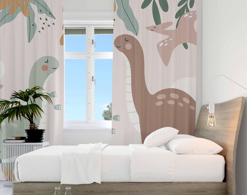 Dinosaurus Kinderkamer Gordijn - Baby Nursery Blackout Curtains recensie en prijs