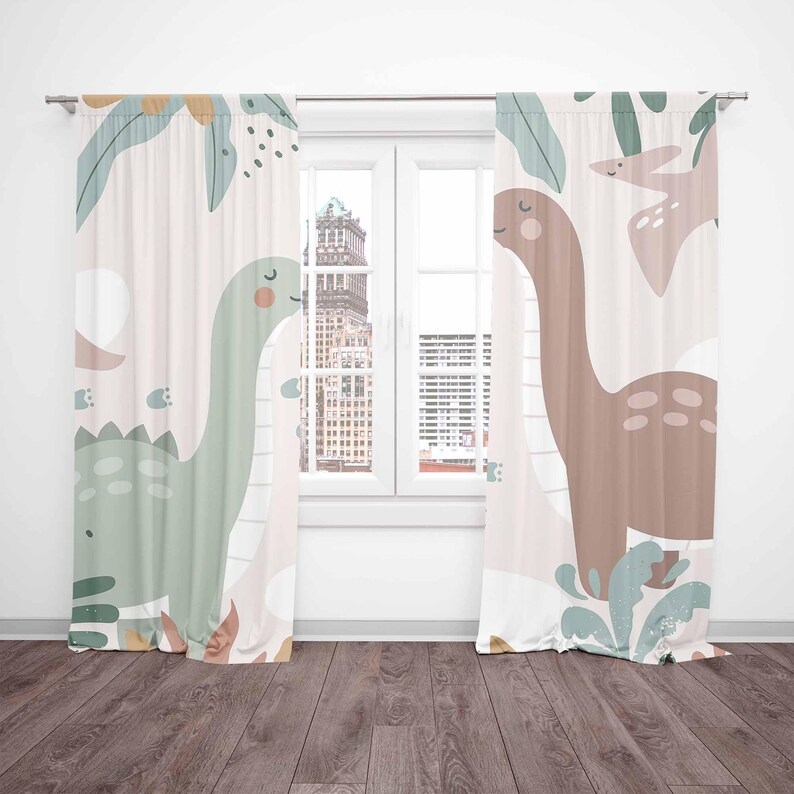 Dinosaurus Kinderkamer Gordijn - Baby Nursery Blackout Curtains recensie en prijs
