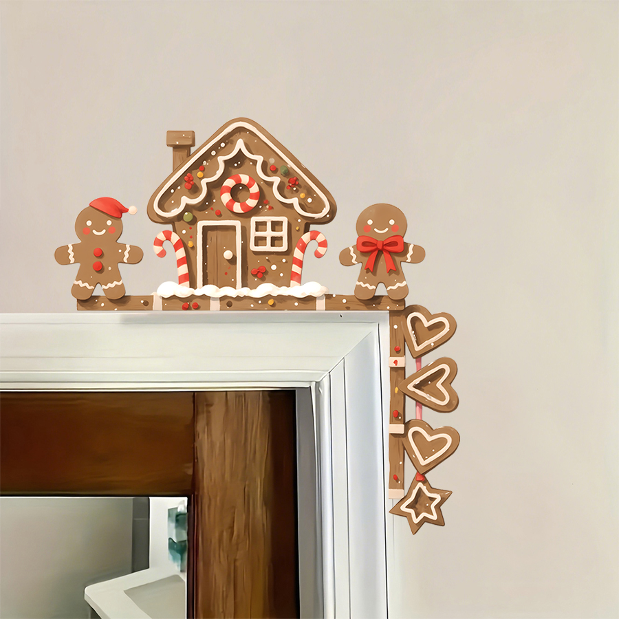 Peperkoekhuis & Man Kerst muur - Baby Nursery Decals recensie en prijs