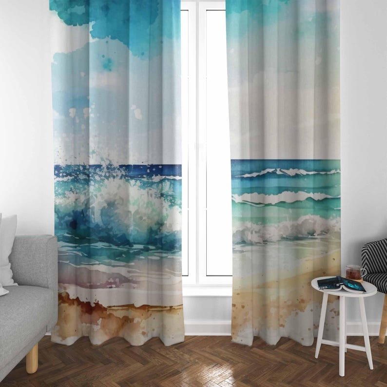 Sea Wave Gordijnen Oceaan Natu - Baby Nursery Blackout Curtains recensie en prijs