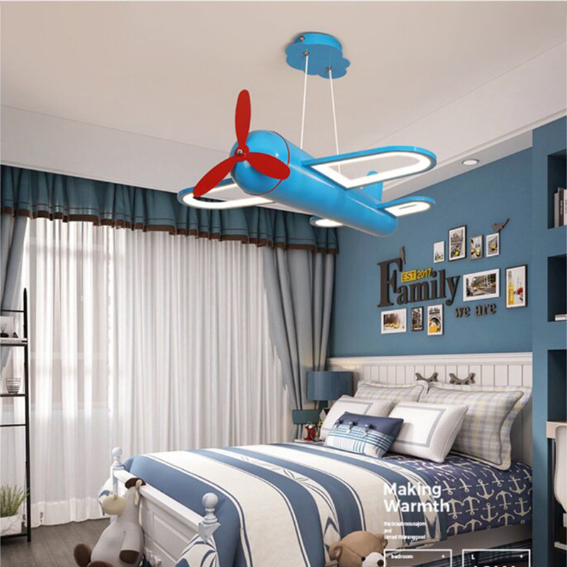 Creatieve blauw-gele vliegtuig - Baby Nursery Boy recensie en prijs