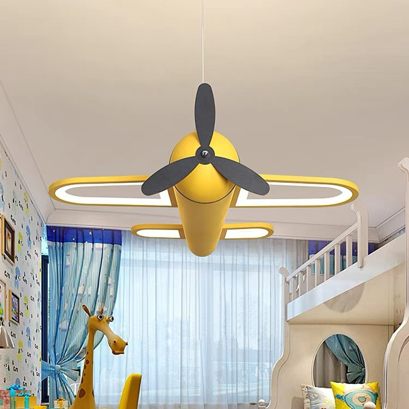 Creatieve blauw-gele vliegtuig - Baby Nursery Boy recensie en prijs