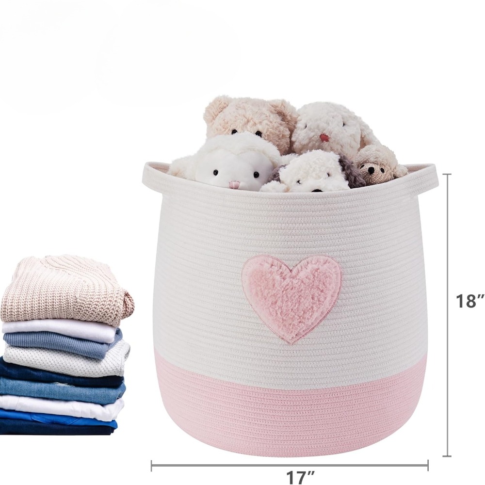 Roze wasmand mand voor kindere - Baby Nursery Laundry Hamper recensie en prijs