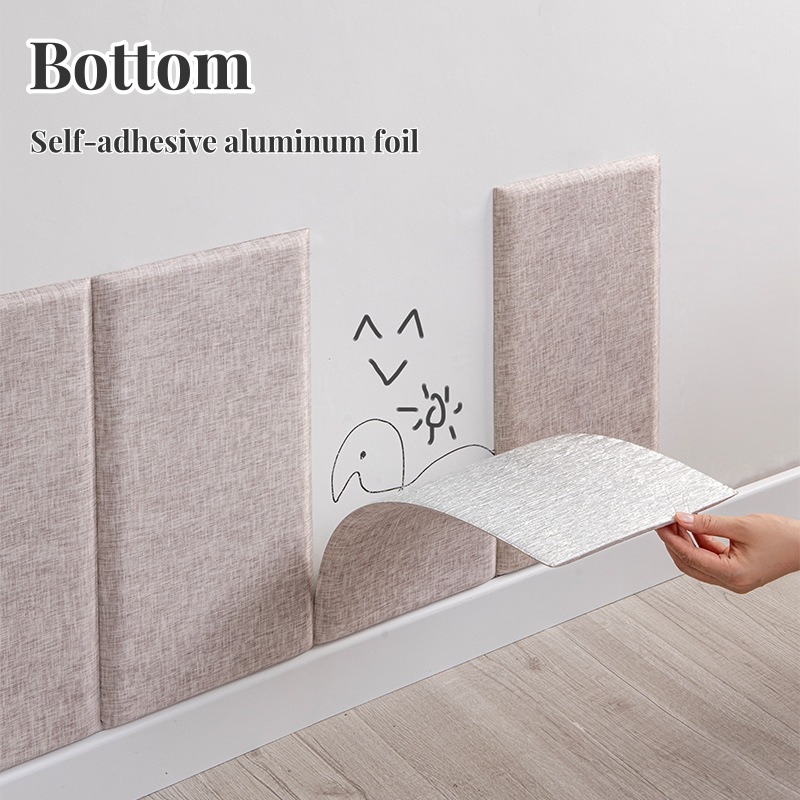 Linnen stof 3D wand sticker ge - Baby Nursery Decals recensie en prijs