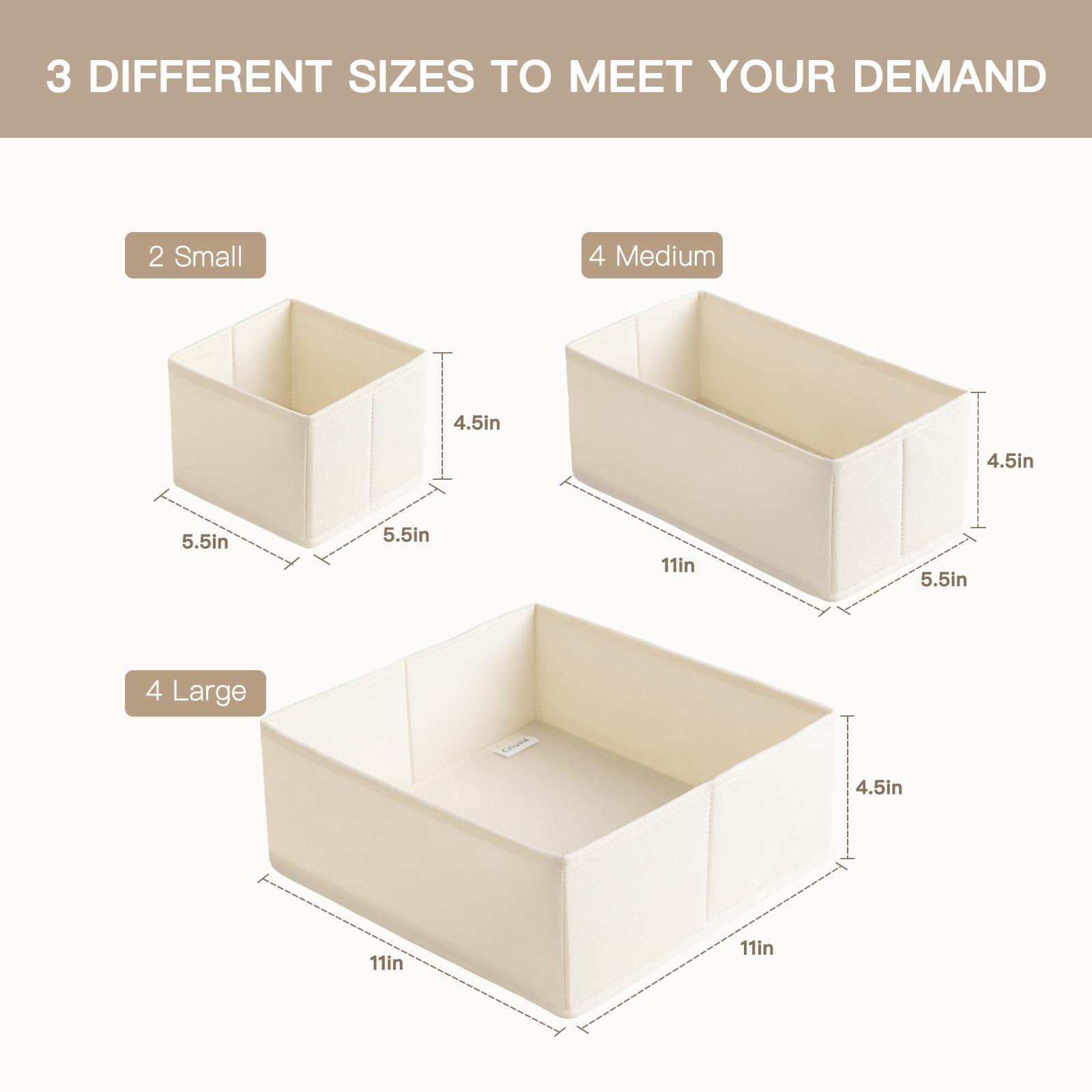 10-delige opvouwbare opbergbox - Baby Nursery Closet Organization recensie en prijs