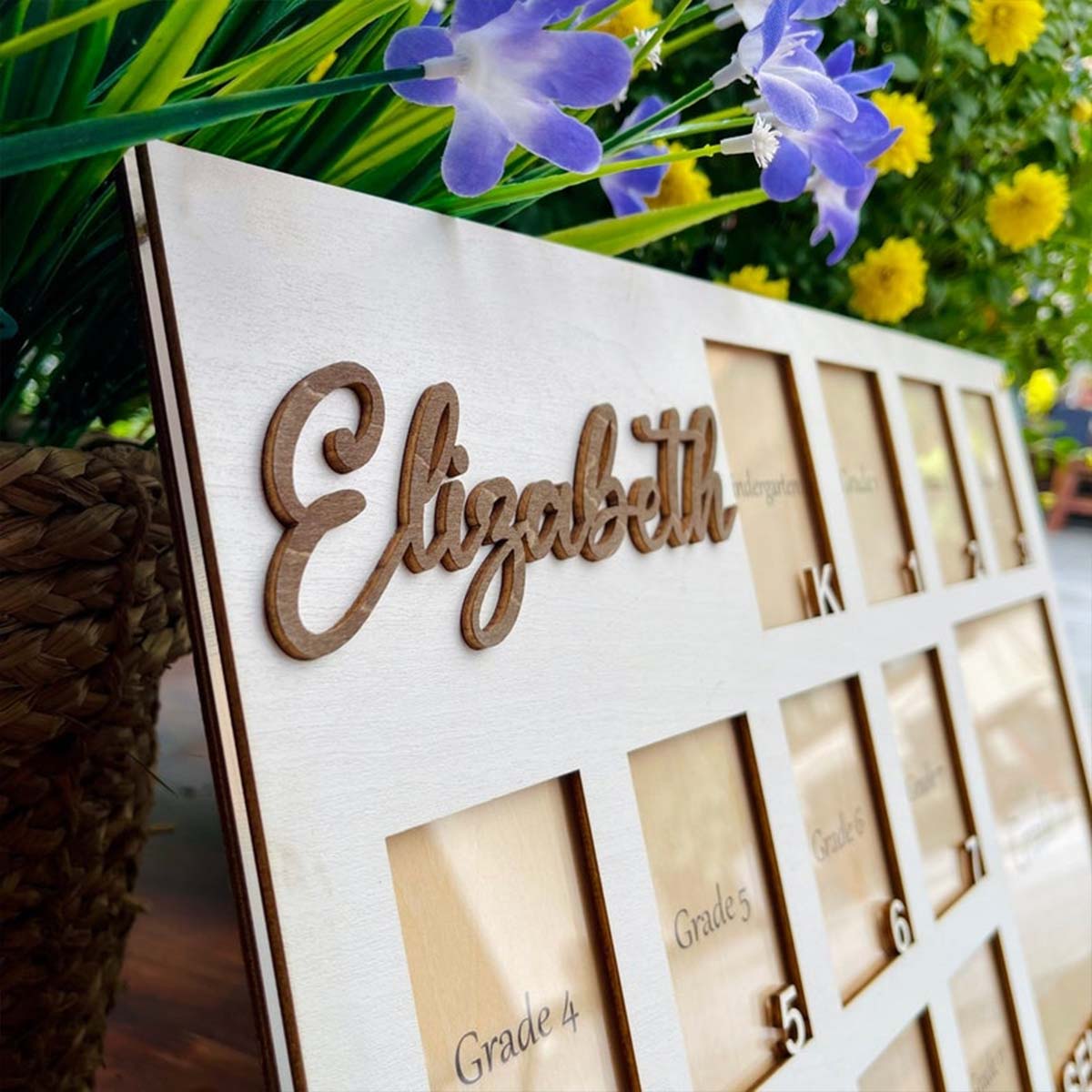 Aangepaste fotolijst houten pl - Photo Frame Baby recensie en prijs