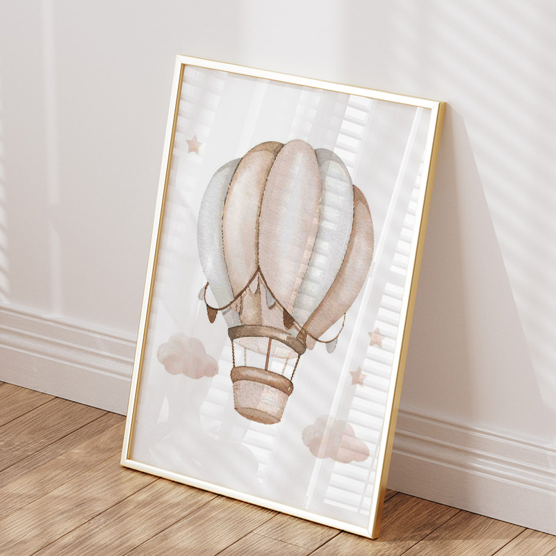 Leuke Olifant Hot Ballon Maan  - Baby Nursery Wall Art recensie en prijs