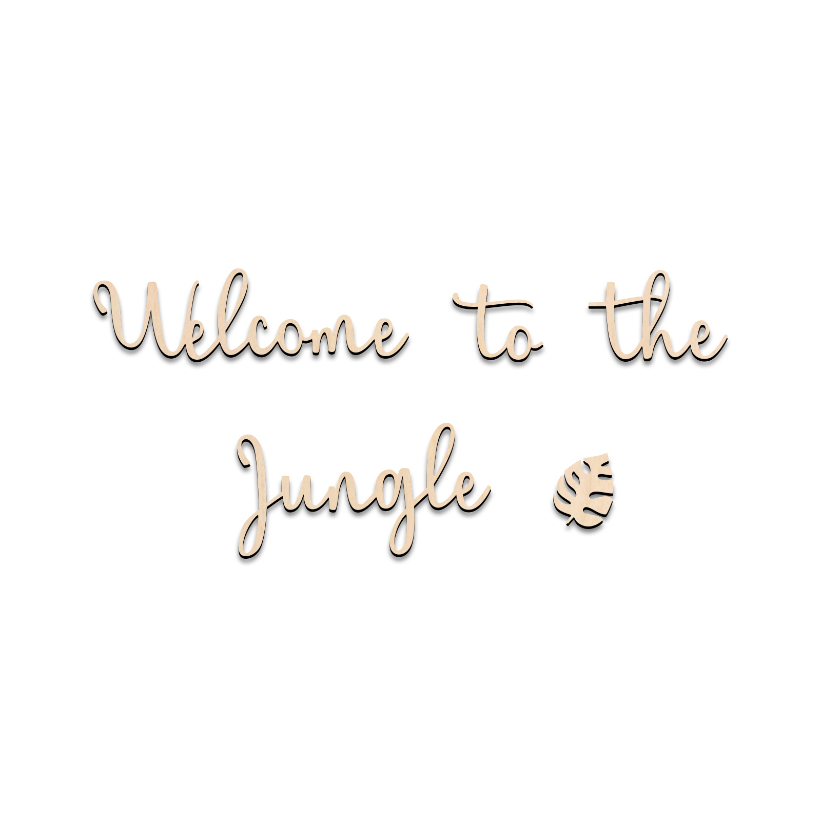 Welkom bij de Jungle houten bo - Baby Nursery Animal Theme recensie en prijs