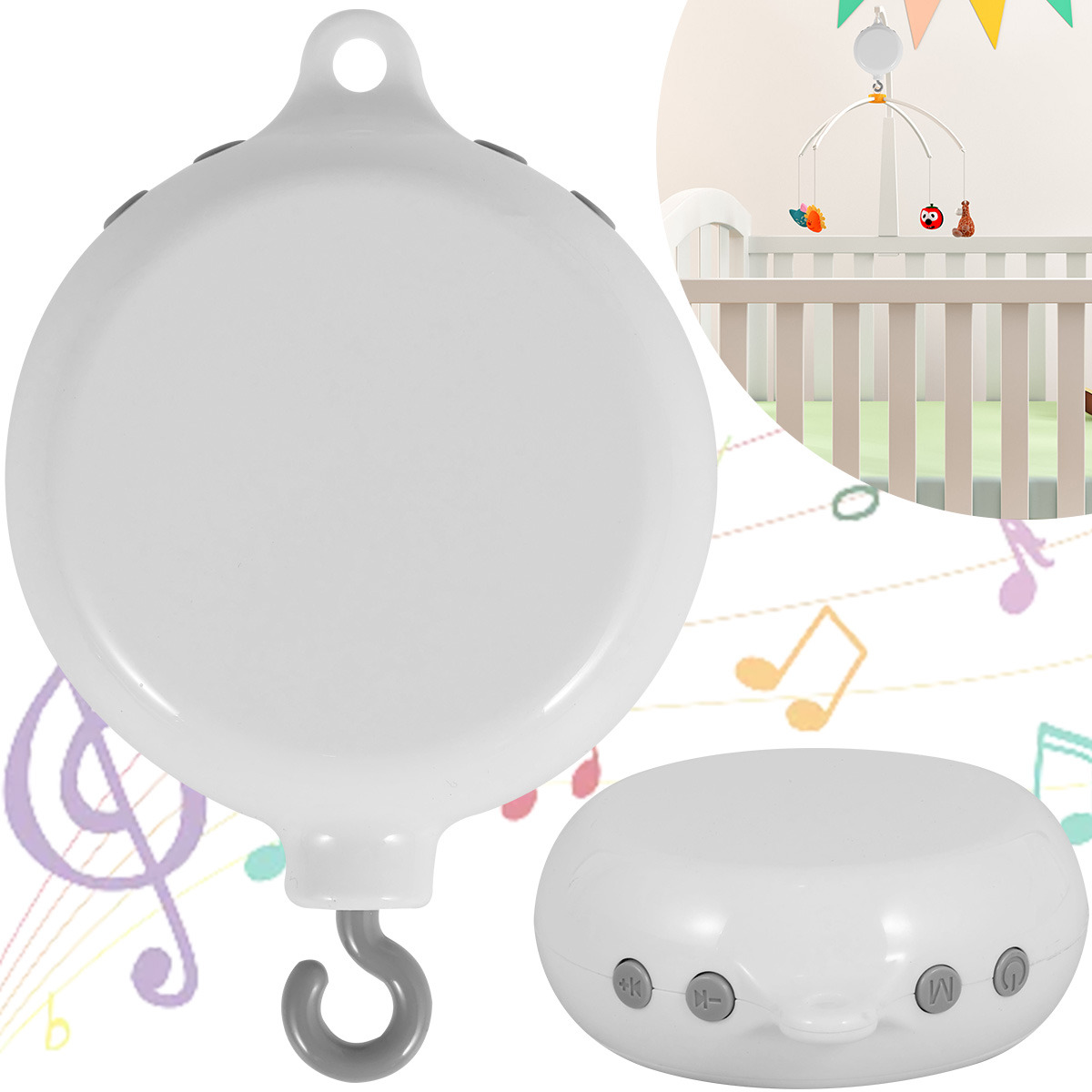 Mobiele babymuziekdoos Wieg Mo - Crib Mobile Musical recensie en prijs