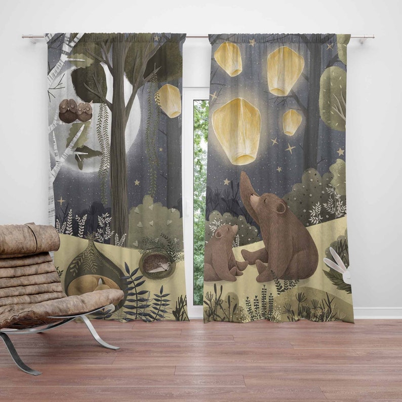 Woodland Kinderkamer Gordijnen - Baby Nursery Blackout Curtains recensie en prijs