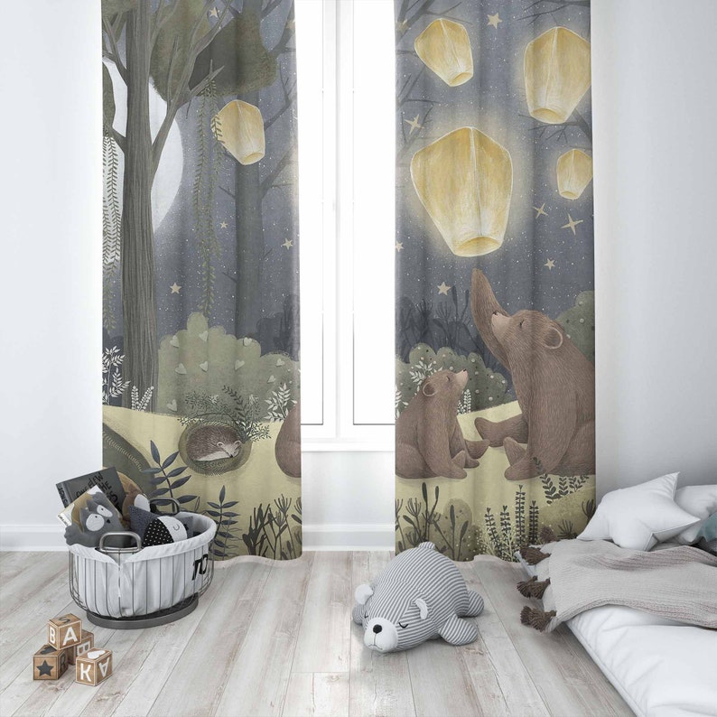 Woodland Kinderkamer Gordijnen - Baby Nursery Blackout Curtains recensie en prijs