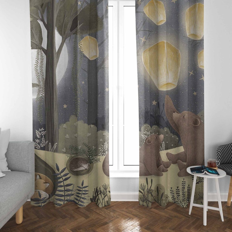 Woodland Kinderkamer Gordijnen - Baby Nursery Blackout Curtains recensie en prijs