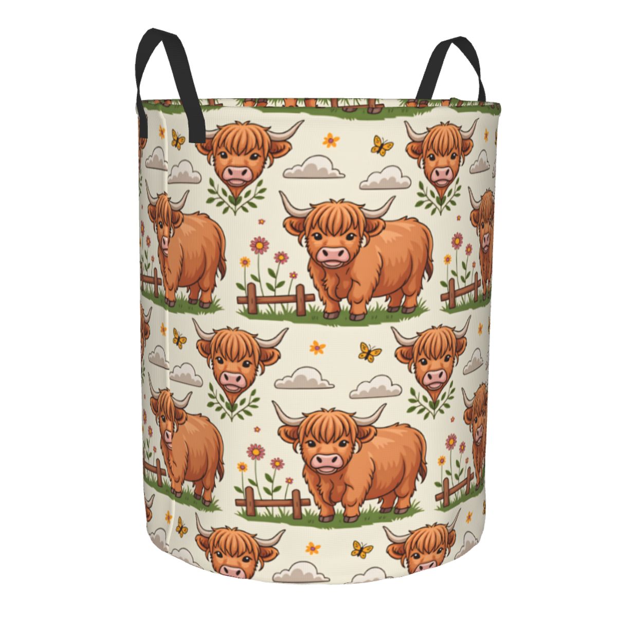 Cartoon Highland Cows wasmand  - Baby Nursery Laundry Hamper recensie en prijs