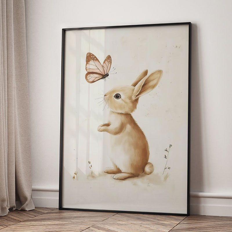 Beer Konijn Vos Herten Eekhoor - Baby Nursery Wall Art recensie en prijs