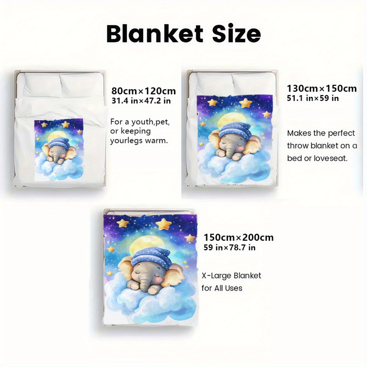 Slapende babyolifant wolk ster - Baby Nursery Animal Theme recensie en prijs