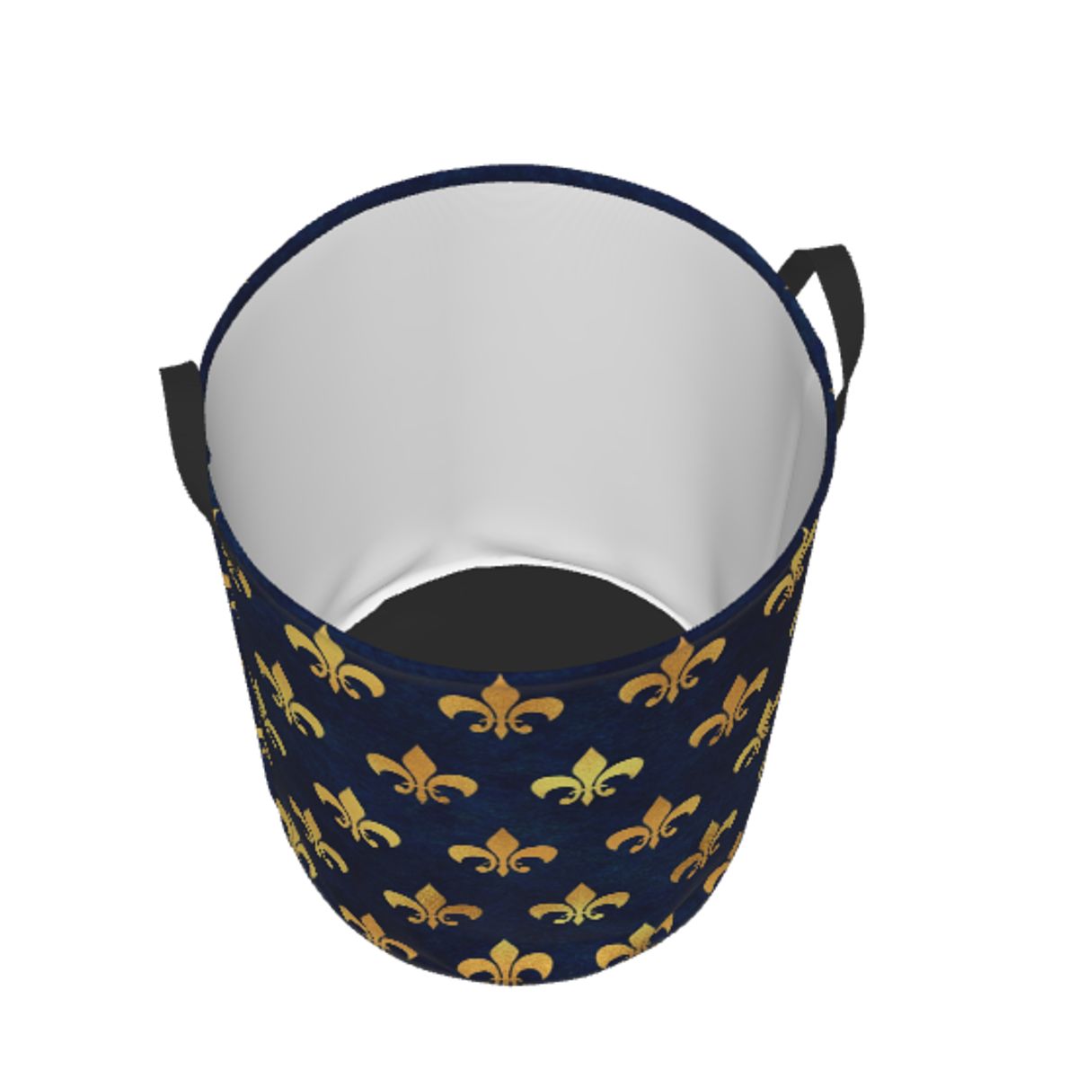 Royal Gold Blue Grunge Fleur D - Baby Nursery Laundry Hamper recensie en prijs