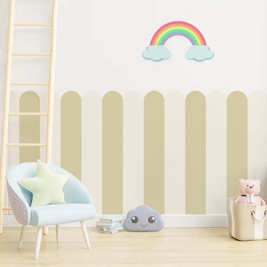 Veelkleurig verticaal gestreep - Baby Nursery Decals recensie en prijs