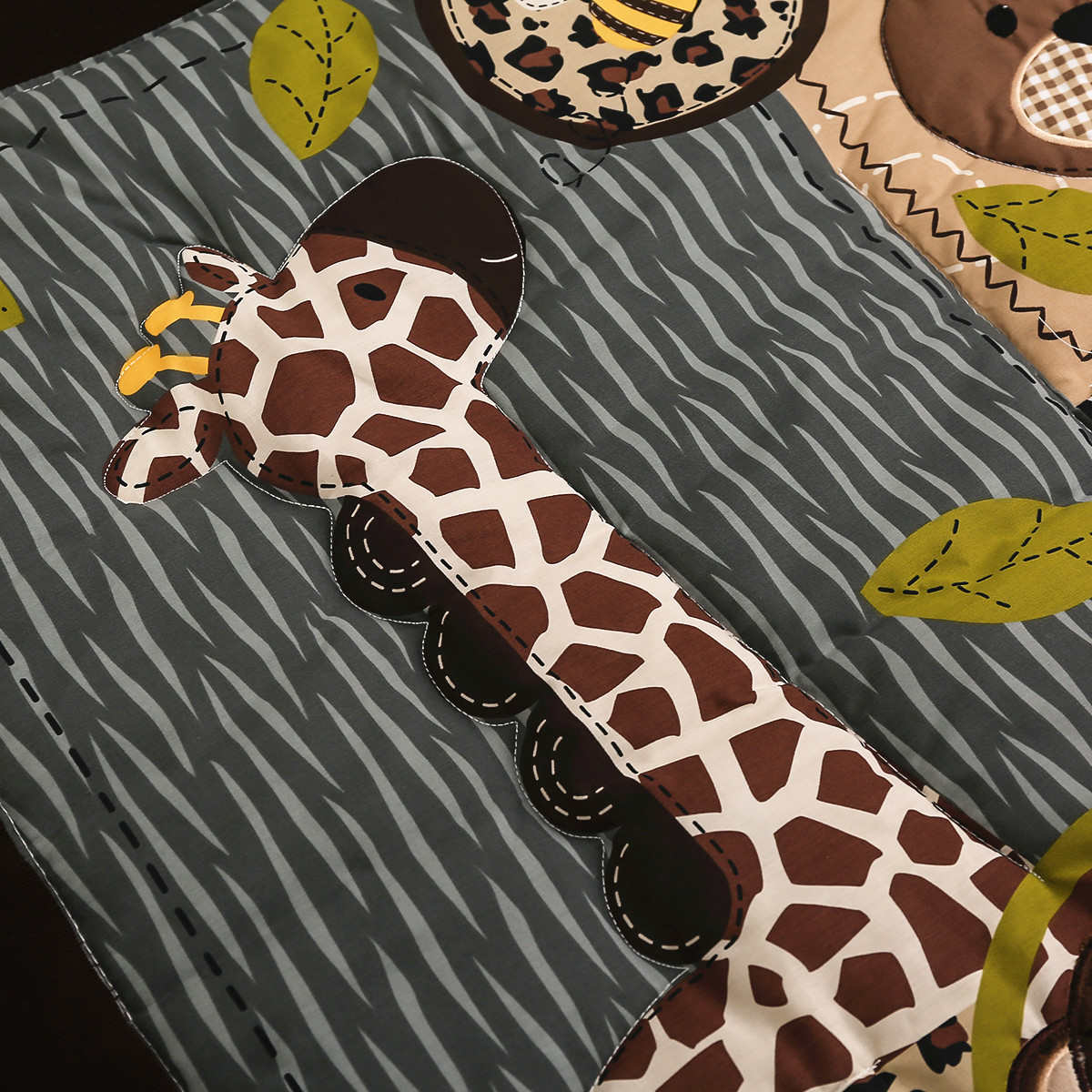 3 Stuks Geborduurde Pasgeboren - Baby Nursery Animal Theme recensie en prijs
